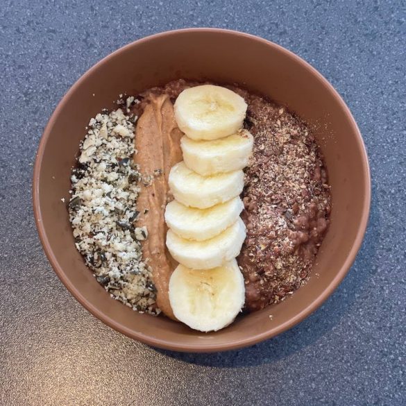 Pindakaas Smoothie Bowl Vegan Recept